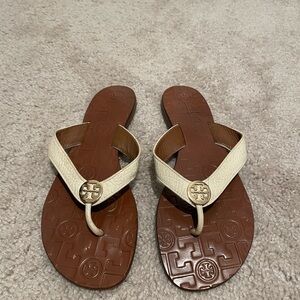 Tory Burch Women's Tan and Brown Sandals